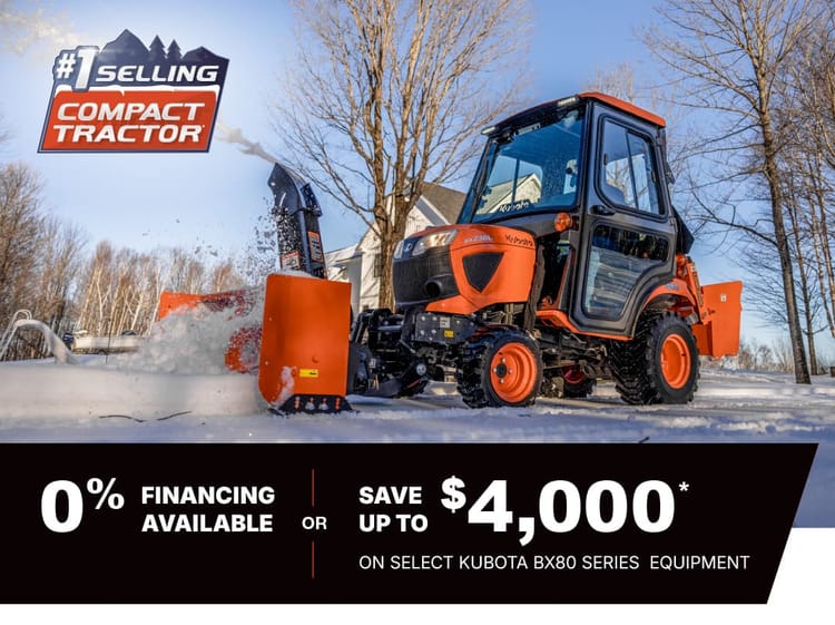 Save on Select BX80 Series Tractors